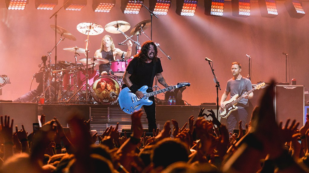 The Foo Fighters live performance